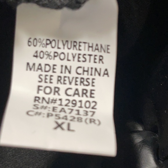 One Piece Faux Leather Body Suit XL - Picture 15 of 16